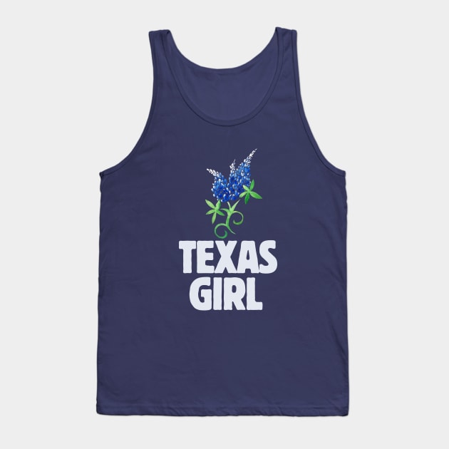 Texas Girl Tank Top by bubbsnugg